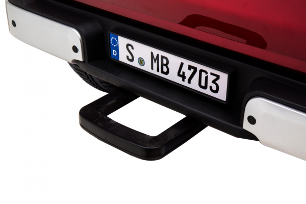 Masinuta electrica 4 x 4 Premier Mercedes X-Class, 12V, ecran LCD, MP4, roti cauciuc EVA, scaun piele ecologica, rosu [8]