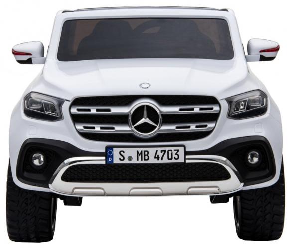 Masinuta electrica 4 x 4 Premier Mercedes X-Class, 12V, roti cauciuc EVA, scaun piele ecologica, alb [2]