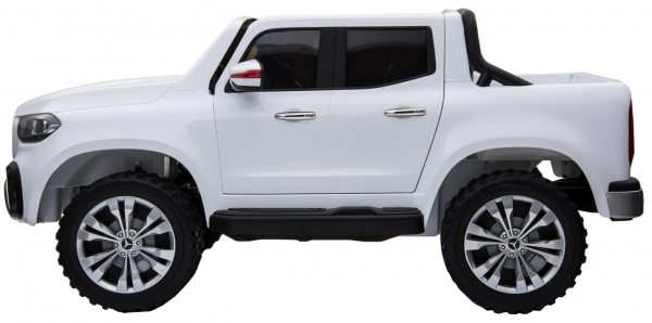 Masinuta electrica 4 x 4 Premier Mercedes X-Class, 12V, roti cauciuc EVA, scaun piele ecologica, alb [4]