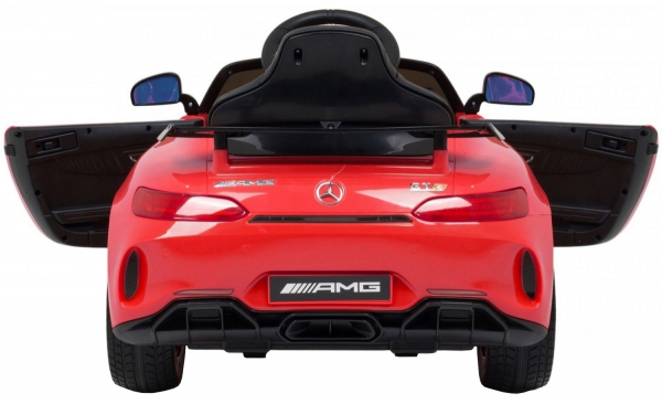 Masinuta electrica Premier Mercedes GT-R, 12V, roti cauciuc EVA, scaun piele ecologica, rosu [3]