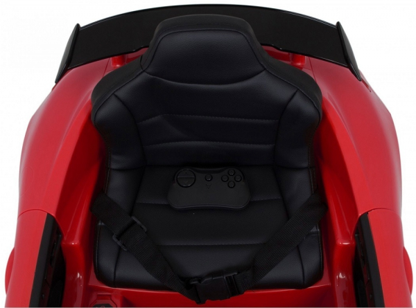 Masinuta electrica Premier Mercedes GT-R, 12V, roti cauciuc EVA, scaun piele ecologica, rosu [8]