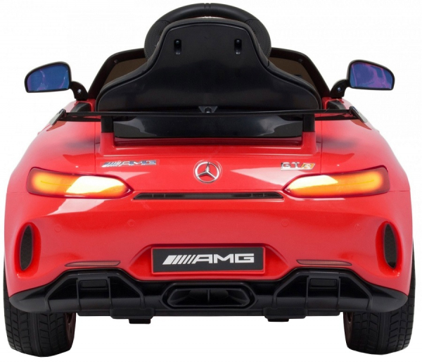 Masinuta electrica Premier Mercedes GT-R, 12V, roti cauciuc EVA, scaun piele ecologica, rosu [5]
