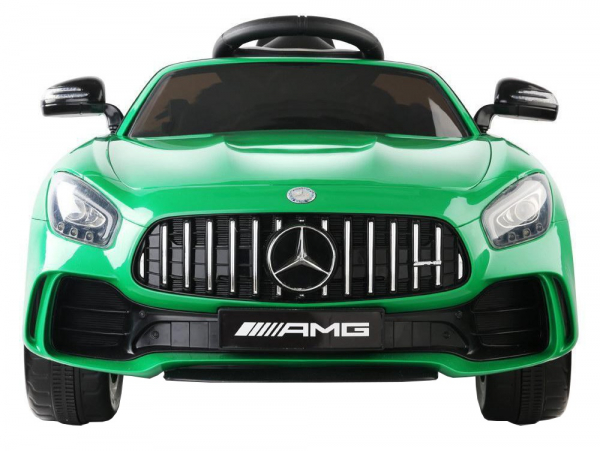 Masinuta electrica Premier Mercedes GT-R, 12V, roti cauciuc EVA, scaun piele ecologica, verde [6]