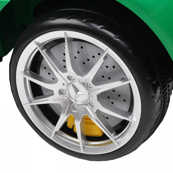 Masinuta electrica Premier Mercedes GT-R, 12V, roti cauciuc EVA, scaun piele ecologica, verde [9]