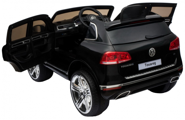 Masinuta electrica Premier Volkswagen Touareg, 12V, roti cauciuc EVA, scaun piele ecologica, negru [6]