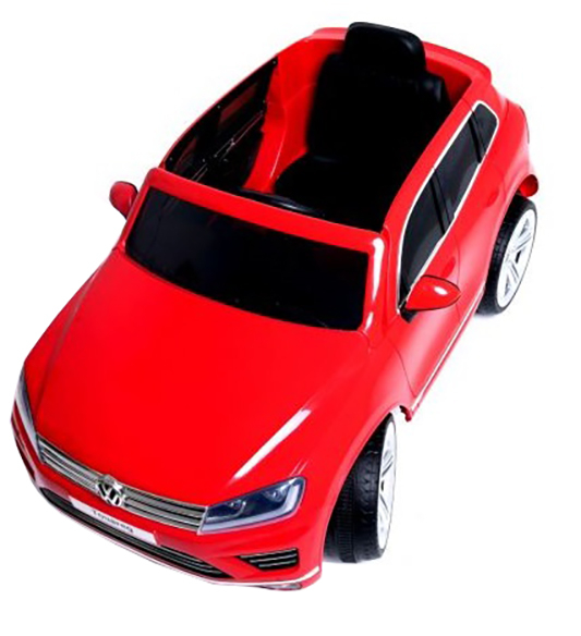 Masinuta electrica Premier Volkswagen Touareg, 12V, roti cauciuc EVA, scaun piele ecologica, rosu [4]