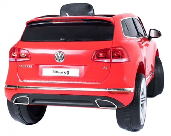 Masinuta electrica Premier Volkswagen Touareg, 12V, roti cauciuc EVA, scaun piele ecologica, rosu [5]
