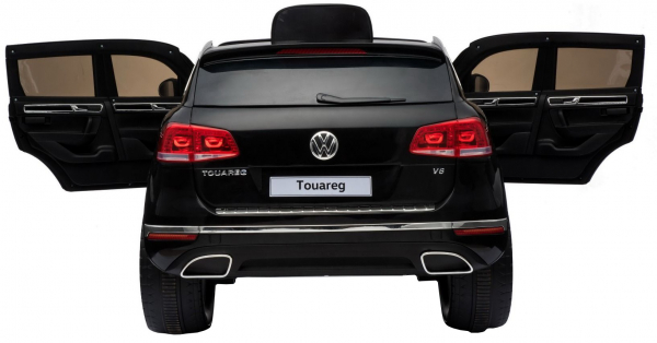 Masinuta electrica Premier Volkswagen Touareg, 12V, roti cauciuc EVA, scaun piele ecologica, negru [5]