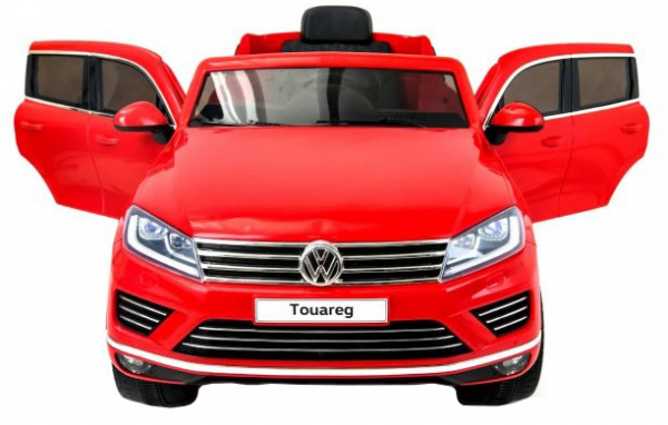 Masinuta electrica Premier Volkswagen Touareg, 12V, roti cauciuc EVA, scaun piele ecologica, rosu [7]