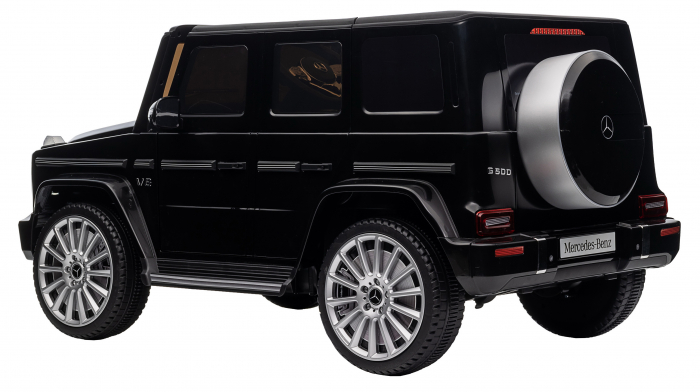 Masinuta electrica Premier 4x4 Mercedes G500, 12V, roti cauciuc EVA, scaun piele ecologica, negru [8]