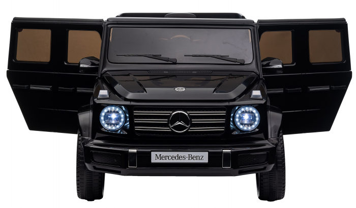 Masinuta electrica Premier 4x4 Mercedes G500, 12V, roti cauciuc EVA, scaun piele ecologica, negru [18]