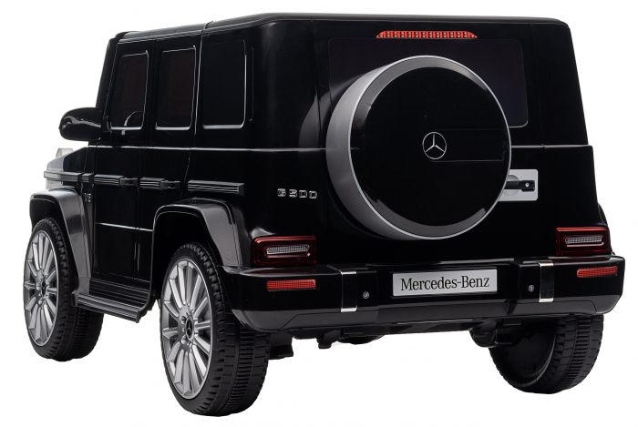 Masinuta electrica Premier 4x4 Mercedes G500, 12V, roti cauciuc EVA, scaun piele ecologica, negru [10]