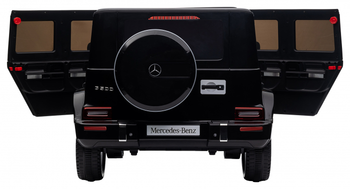 Masinuta electrica Premier 4x4 Mercedes G500, 12V, roti cauciuc EVA, scaun piele ecologica, negru [25]