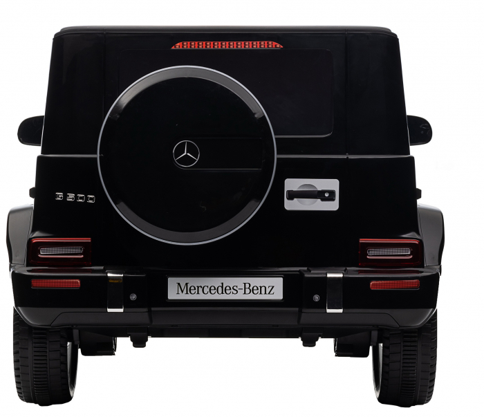 Masinuta electrica Premier 4x4 Mercedes G500, 12V, roti cauciuc EVA, scaun piele ecologica, negru [11]