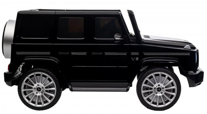 Masinuta electrica Premier 4x4 Mercedes G500, 12V, roti cauciuc EVA, scaun piele ecologica, negru [14]