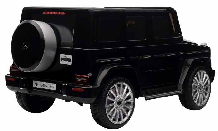 Masinuta electrica Premier 4x4 Mercedes G500, 12V, roti cauciuc EVA, scaun piele ecologica, negru [13]
