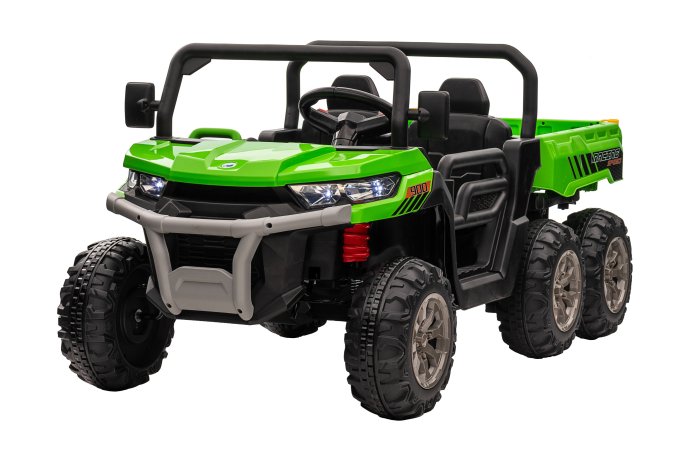 Buggy electric 4x4 Premier Terra, 24V, roti cauciuc EVA, scaun piele ecologica, verde [3]