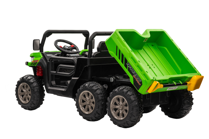 Buggy electric 4x4 Premier Terra, 24V, roti cauciuc EVA, scaun piele ecologica, verde [12]