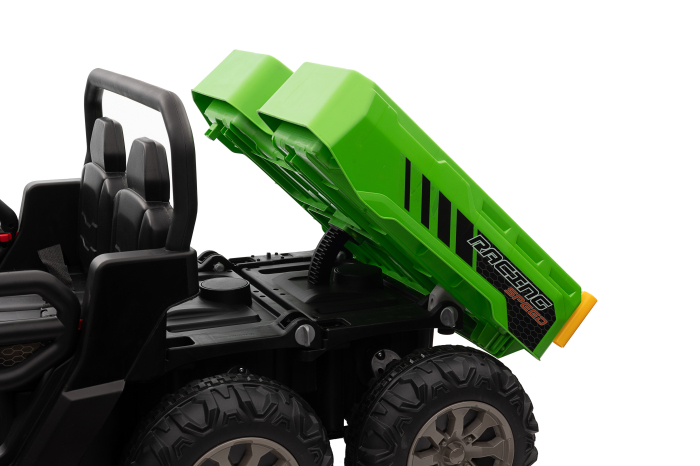 Buggy electric 4x4 Premier Terra, 24V, roti cauciuc EVA, scaun piele ecologica, verde [21]