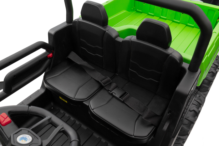 Buggy electric 4x4 Premier Terra, 24V, roti cauciuc EVA, scaun piele ecologica, verde [15]