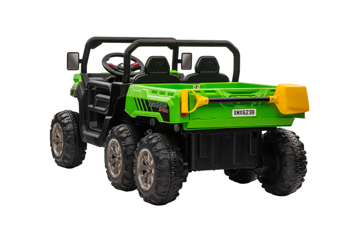 Buggy electric 4x4 Premier Terra, 24V, roti cauciuc EVA, scaun piele ecologica, verde [6]
