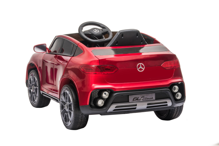 Masinuta electrica Premier Mercedes GLC Concept Coupe Facelift, 12V, roti cauciuc EVA, scaun piele ecologica, visiniu [7]