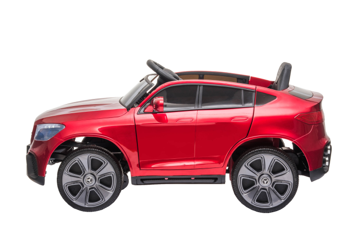 Masinuta electrica Premier Mercedes GLC Concept Coupe Facelift, 12V, roti cauciuc EVA, scaun piele ecologica, visiniu [4]