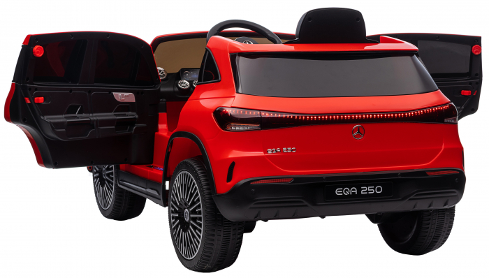 Masinuta electrica Premier 4x4 Mercedes EQA 250, 12V, roti cauciuc EVA, scaun piele ecologica, rosu [19]