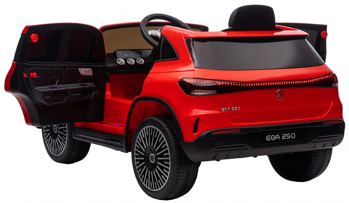 Masinuta electrica Premier 4x4 Mercedes EQA 250, 12V, roti cauciuc EVA, scaun piele ecologica, rosu [18]