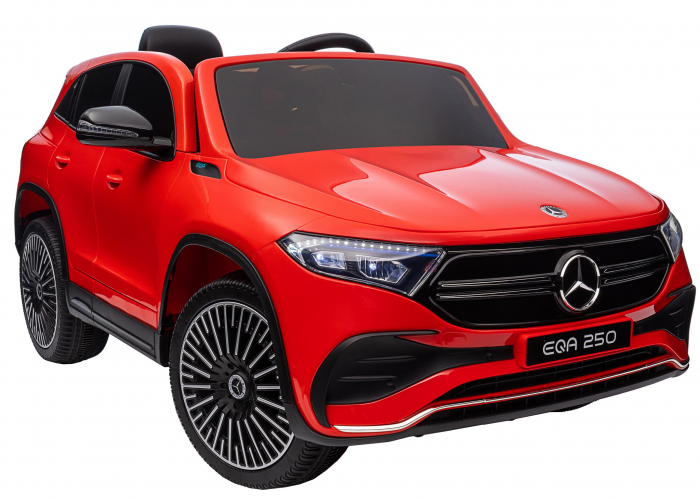 Masinuta electrica Premier 4x4 Mercedes EQA 250, 12V, roti cauciuc EVA, scaun piele ecologica, rosu [31]