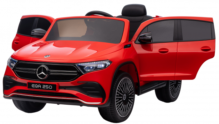 Masinuta electrica Premier 4x4 Mercedes EQA 250, 12V, roti cauciuc EVA, scaun piele ecologica, rosu [16]