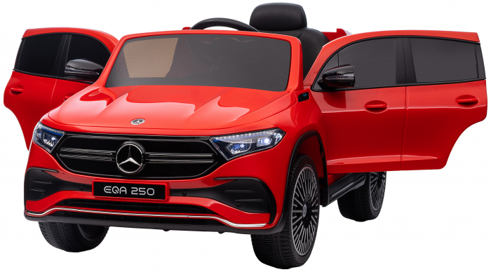 Masinuta electrica Premier 4x4 Mercedes EQA 250, 12V, roti cauciuc EVA, scaun piele ecologica, rosu [15]
