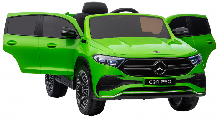 Masinuta electrica Premier 4x4 Mercedes EQA 250, 12V, roti cauciuc EVA, scaun piele ecologica, verde [23]