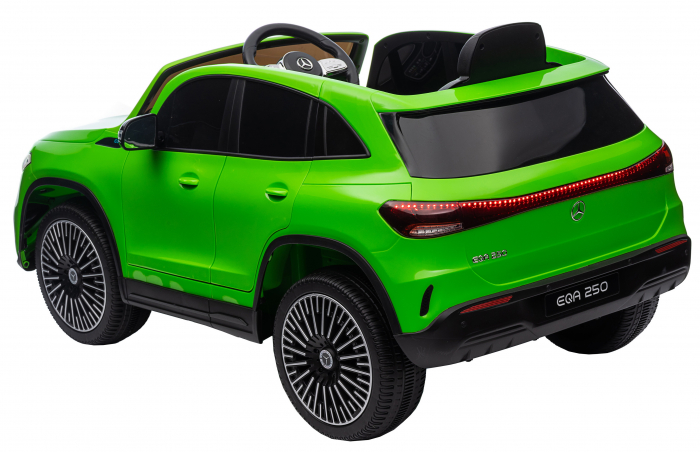 Masinuta electrica Premier 4x4 Mercedes EQA 250, 12V, roti cauciuc EVA, scaun piele ecologica, verde [28]
