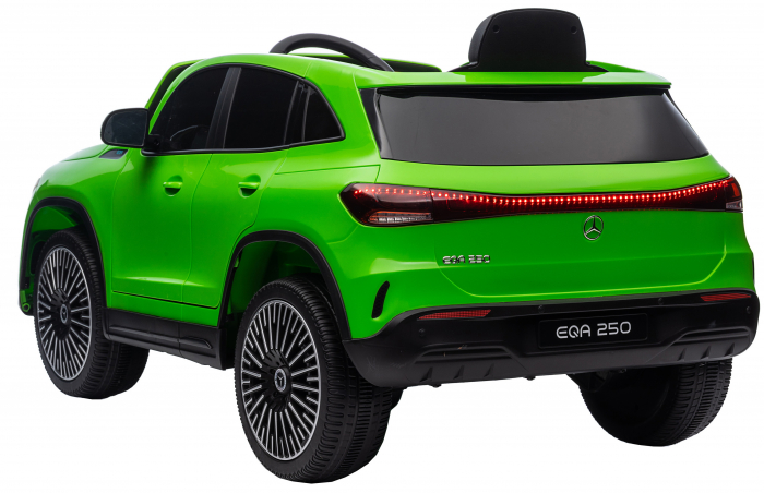 Masinuta electrica Premier 4x4 Mercedes EQA 250, 12V, roti cauciuc EVA, scaun piele ecologica, verde [7]