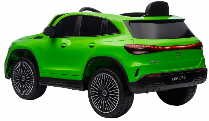 Masinuta electrica Premier 4x4 Mercedes EQA 250, 12V, roti cauciuc EVA, scaun piele ecologica, verde [6]