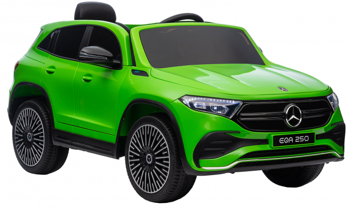 Masinuta electrica Premier 4x4 Mercedes EQA 250, 12V, roti cauciuc EVA, scaun piele ecologica, verde [12]