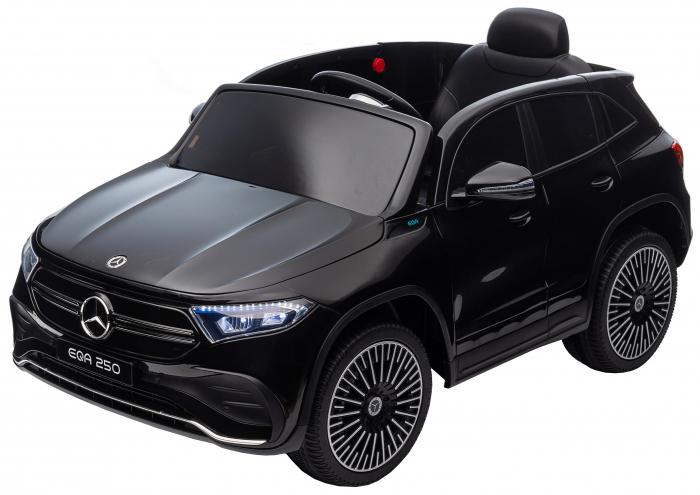 Masinuta electrica Premier 4x4 Mercedes EQA 250, 12V, roti cauciuc EVA, scaun piele ecologica, negru [25]