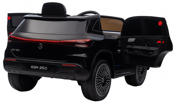 Masinuta electrica Premier 4x4 Mercedes EQA 250, 12V, roti cauciuc EVA, scaun piele ecologica, negru [20]
