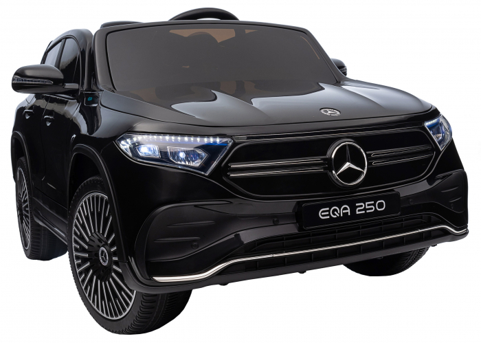 Masinuta electrica Premier 4x4 Mercedes EQA 250, 12V, roti cauciuc EVA, scaun piele ecologica, negru [26]