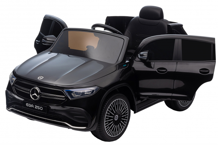Masinuta electrica Premier 4x4 Mercedes EQA 250, 12V, roti cauciuc EVA, scaun piele ecologica, negru [23]