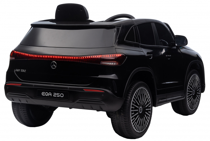Masinuta electrica Premier 4x4 Mercedes EQA 250, 12V, roti cauciuc EVA, scaun piele ecologica, negru [8]