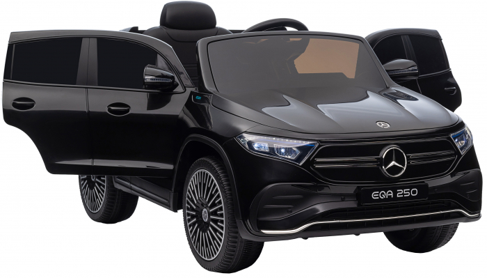 Masinuta electrica Premier 4x4 Mercedes EQA 250, 12V, roti cauciuc EVA, scaun piele ecologica, negru [21]