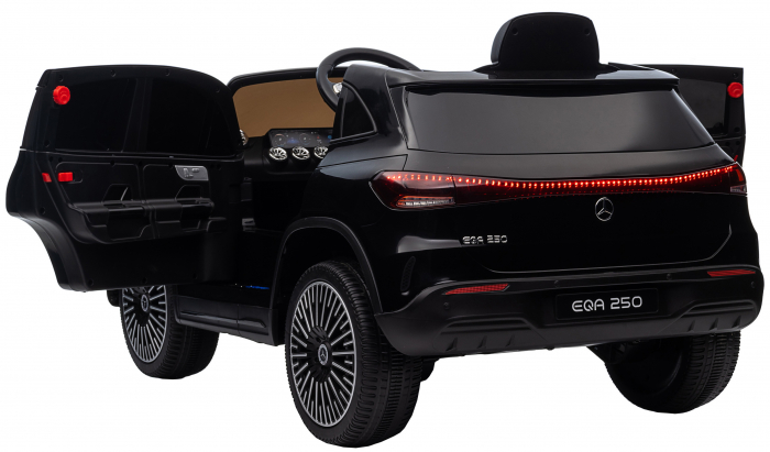 Masinuta electrica Premier 4x4 Mercedes EQA 250, 12V, roti cauciuc EVA, scaun piele ecologica, negru [17]