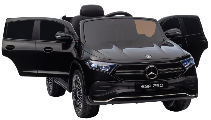 Masinuta electrica Premier 4x4 Mercedes EQA 250, 12V, roti cauciuc EVA, scaun piele ecologica, negru [22]