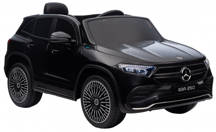 Masinuta electrica Premier 4x4 Mercedes EQA 250, 12V, roti cauciuc EVA, scaun piele ecologica, negru [11]
