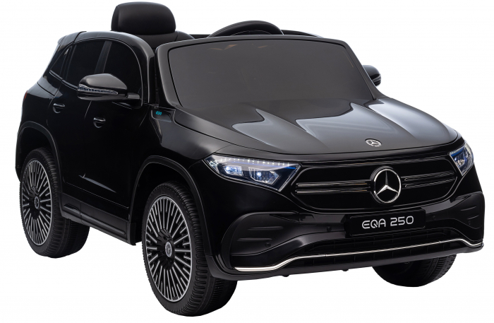 Masinuta electrica Premier 4x4 Mercedes EQA 250, 12V, roti cauciuc EVA, scaun piele ecologica, negru [12]