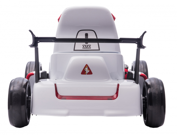 Kart electric Premier Hurry, 24V, roti cauciuc EVA, alb [7]