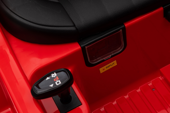 Masinuta electrica Premier 4x4 Mercedes G500, 12V, roti cauciuc EVA, scaun piele ecologica, rosu [63]