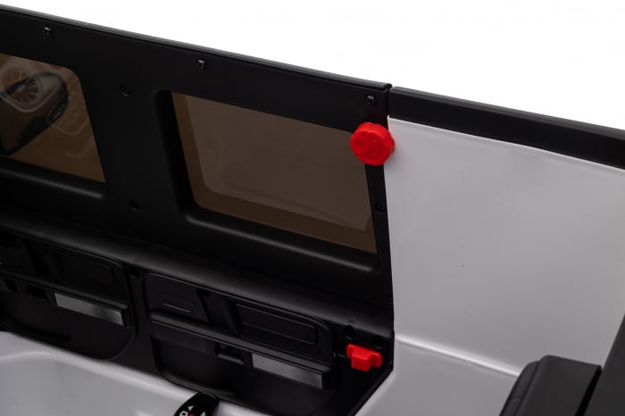 Masinuta electrica Premier 4x4 Mercedes G500, 12V, roti cauciuc EVA, scaun piele ecologica, alb [56]